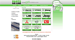 Desktop Screenshot of partsonline.it